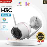 (Tặng Hộp Box) Camera IP WIFI EZVIZ H3C 3MP 2K & EZVIZ C3TN 3MP Outpro Có Màu Ban Đêm  Đàm Thoại 2 C