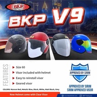 BKP V9 Adult Helmet Motorcycle Helmet Topi Keledar Motosikal SIRIM Certified High Quality