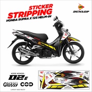 striping Honda Supra X 125 Helm-in decal Honda Supra X 125 Helm-in variasi Honda Supra X 125 Helm-in
