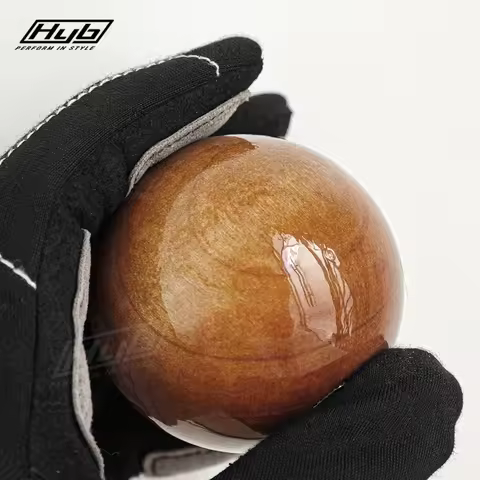 5.5CM Classic Vintage Real Wood Shift Knob Round Ball Manual Car Wooden Gear Shift Knob