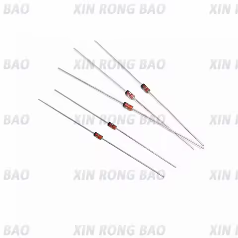 100PCS IN914 1N914 1N914B 0.3A 75V Switching Diode DO-35 Glass Diode