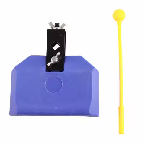 Cowbell Plastic Cow with Stick for Drum Set