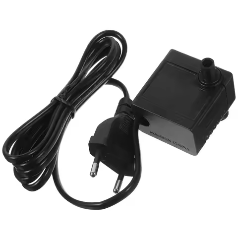 Ac 220V 5W Black Micro Water Pump Adjustable Flow Rate Submersible Aquarium Fish Tank Pond 320L H Eu