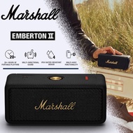 Mar_shall Emberton II ลำโพงไร้สายแบบพกพา ลำโพงกันน้ำ IP67 ลำโพงไมโครโฟนแฮนด์ฟรี Bluetooth Bass ชั่วโมงอายุการใช้งานแบตเตอรี่ ลำโพง Marshall