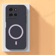 Casing With Magnetic Sticker For Motorola MOTO G57 5G / G57 Power / G67 Power 5G Soft Protective Cov