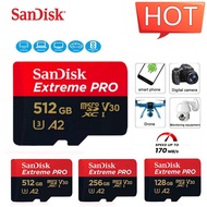 Sandisk Extreme Pro(32GB-64GB-128GB-256GB-512GB)4K，C10, U3 , V30, A2 Micro sd card memory card  Card for dashcam &amp; phone