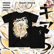 Baju Luffy Gear 5 with Devil Fruit One Piece Anime Tshirt Jersey