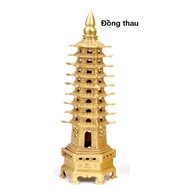 Tháp Văn Xương bằng đồng 11 tầng cao 30cm -206572 -Phong Thuỷ Thành Long