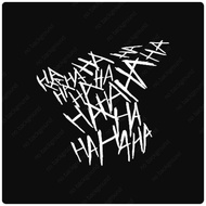 JOKER HAHAHA Decals Stickers DTF, SUICIDE SQUAD VILLAIN BATMAN QUINN COMICS CAR.CUTTING STICKER