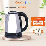 Bình đun siêu tốc Comet CM8215 – Dung tích 1.5L, công suất 1500W – Ruột inox chống bỏng, tự ngắt an 