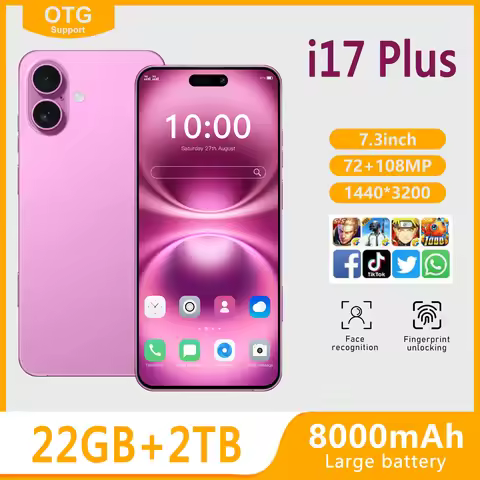 Hot 2026 New High Quality I17 Plus Original Intelligent 4G 5G Dual Card Dual Standby System Global V