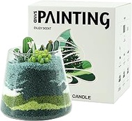 Trez Treamer Candle Making Kit for Christmas,DIY Soy Wax with Aromatherapy Candle Sand Wicks(Green P