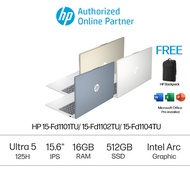HP 15-Fd1101TU/ 15-Fd1102TU/ 15-Fd1104TU 15.6" FHD Laptop ( CU5-125H, 16GB, 512GB SSD, Intel , W11, 