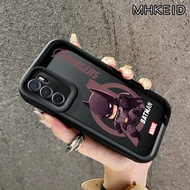 MHKEID Casing Hp Untuk OPPO A16 OPPO A16s OPPO A54s Case Kartun versi Q dari pola Hulk dan Batman Hi