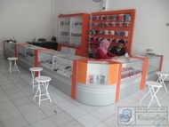 Etalase Display Konter Handphone ( Furniture Semarang )