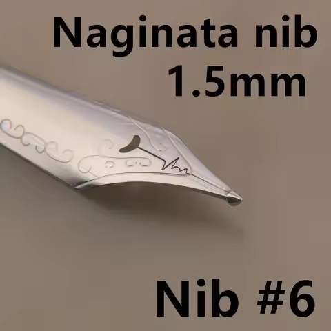 1pc Naginata Fountain Pen Nib heartbeat 6 Size 35mm Fit For 100 450 T1 C1 Fountain Pen School Office