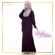 Hayfa Kurung Kaftan Royal Purple Kurung Kaftan Moden Plus Size Kurung Fishtail Baju Kurung Moden Roy