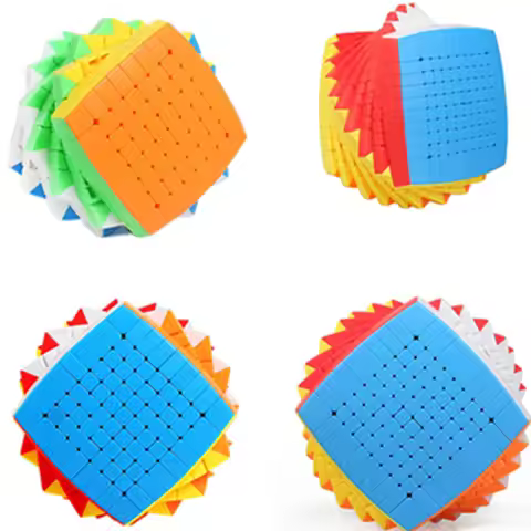 Shengshou Pillowed 8x8 9x9 10x10 11x11 Magic Puzzle Cube Professional Sengso Bread Speed Cubo magico