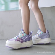 Budak perempuan Heelys kanak-kanak pelajar kasut roda budak lelaki jenis baru musim gugur dan sejuk 