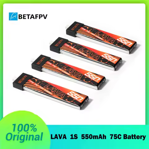 BETAFPV LAVA 1S 550mAh 75C Battery for Meteor75 Cetus Pro Cetus X FPV 2/3/4/6/8/10 PCS FPV Kit Racin