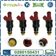 4pcs Fuel injector 0280150431 For SAAB 9-3 900 9000 2.0L 2.3L I4 TURBO 94-01 0 280 150 431 High Perf