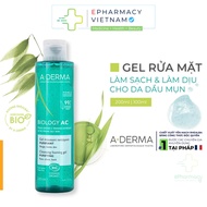 Gel Rửa Mặt ADERMA Biology AC Cleansing Foam Gel Dịu Nhẹ Dành Cho Da Nhờn Mụn