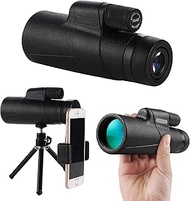 Smartphone Holder & Tripod IPX7 Waterproof for Bird Watching Camping Travelling, 12x50 High Definiti