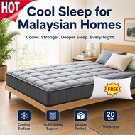 COD 8" Tilam Pocket Spring Support Compression Mattress Medium Firm Pocket Spring Tilam Queen