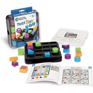Learning Resources Mental Blox Go!, STEM, 30 Portable Problem Solving and Imaginative Games & Puzzle