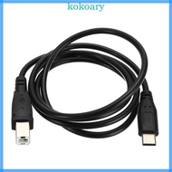 Extra Long USB-C Type C to USB-B Type B Printer Scanner Cable USB 2.0  S