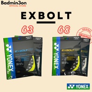 YONEX EXBOLT 63 & EXBOLT 68 Badminton String, EXBOLT 63 & EXBOLT 68