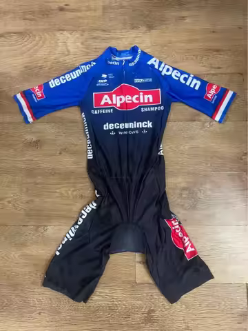LASER CUT Skinsuit ALPECIN Deceuninck TEAM NETHERLAND Bodysuit SHORT Cycling Jersey Bike Clothing Ma
