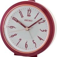 Seiko QHE180R Silent Alarm Clock Glow in the dark Original