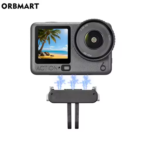 Magnetic Quick Release Mount for DJI Osmo Action 6 and Nano, 2-Claw Adapter Base for DJI Osmo Nano A