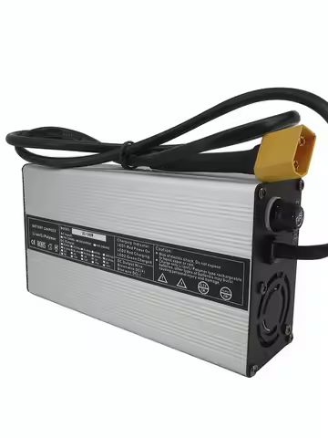 48V 10A Lead Acid Fast Charger 48 Volt 57.6V RV Forklift Golf Cart 50AH 100AH 200AH Battery Charger