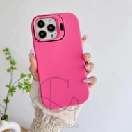 CASE MACARON STAND AIR BAG OVAL FRAME OPPO A1K A11K A12 A15 A15S A16 A16S A17 A17K A18 A3S A32 A33 2