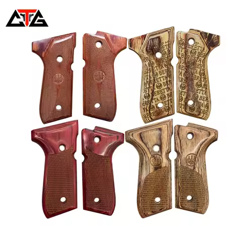 CTG Beretta 92/96 Full Size Wood Grips for 92FS/92F Variety Designs
