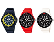 Casio Standard นาฬิกาข้อมือผู้ชาย สายเรซิน รุ่น MRW-200HC (MRW-200HC-2B,MRW-200HC-4B,MRW-200HC-7B)