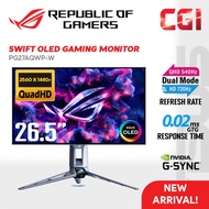 ASUS 26.5" ROG Swift PG27AQWP-W TrueBlack Glossy Tandem OLED QHD@540Hz | HD@720Hz GSync 0.02ms Gamin