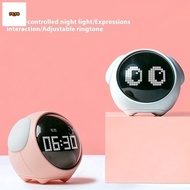 LED Emoji Alarm Clock with Temperature Display - Night Light USB Charging Multi-Function