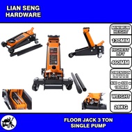 FLOOR JACK 3 TON SINGLE PUMP