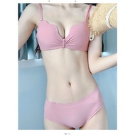 Women Bra And Panties Set Lingerie Size 70-32AB (Pink) Variation B