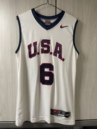 Nike NBA USA Lebron James Jersey - Size S (有暗黃)