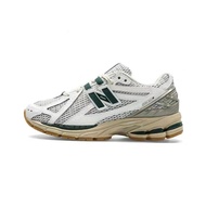 New Balance 1906r retro trend casual running shoes for men and women in white and green