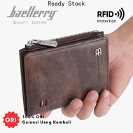 BAELLERRY D3061 Men's RFID Protect Folding Wallet Made of Premium PU Leather BAEOS【0120】