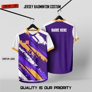 [Free custom Name ] Malaysia badminton jersey custom Baju Badminton Lelaki jersey T-shirt for summer