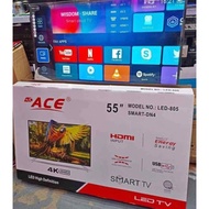 Brand new original Ace smart 55” inches tv with freebies