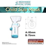 Medihands Spacer For Inhaler - Used With MDI (Metered Dose Inhaler) For Children & Adult With Asthma