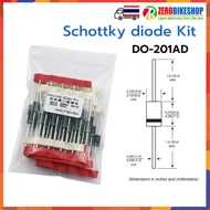 Diode ไดโอด ไดโอดเรียงกระแส ไดโอดสวิทชิ่ง Schottky diode package SR3100 SR3200 SR560 SR5100 SR5200 5