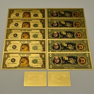 high-quality ONE BITCOIN Gold Banknotes Us Musk Supported Currency Fun Party Game Money fake monney